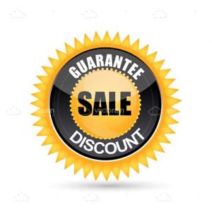 Sale and discount tag